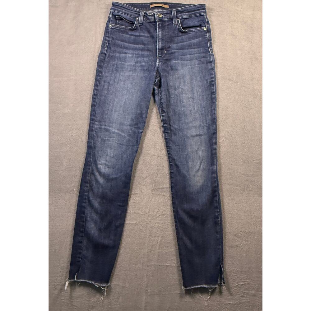 Joe’s Jeans High‎ Rise Skinny Ankle Medium Wash Size 28 Fray Hem